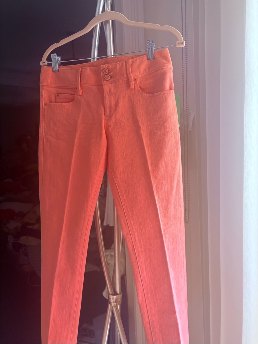 Lilly Pulitzer pink jeans with Tag never worn - Picture 2 of 12